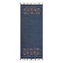 Flower embroidered scarf